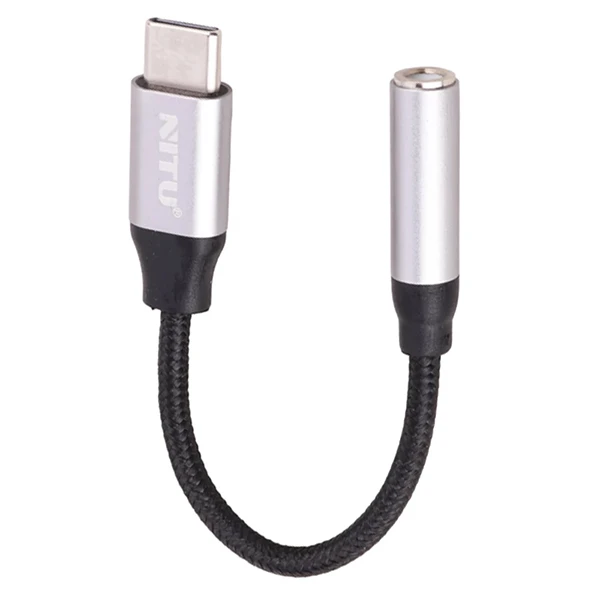 مبدل usb-C به جک 3.5 میلی متری مدل NX016